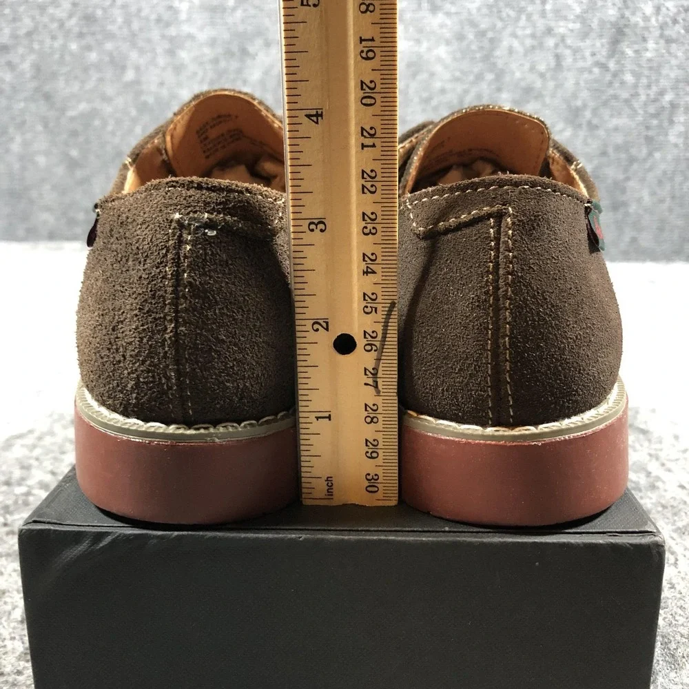 GH‎ Bass Boys 4 Brown Suede Derby Dress Shoes Junior 2 0402-6939-211